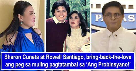 Sharon Cuneta at Rowell Santiago, bring.